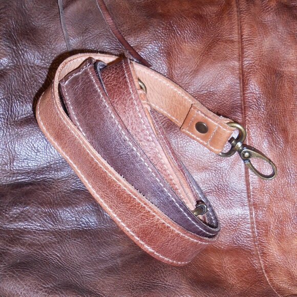 RARE COLD BREW Bed Stu Rockaway Crossbody Leather Bag - Picture 10 of 16